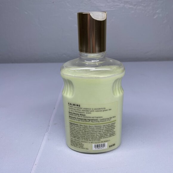 Bath & Body Works Pleasures Green Tea Cucumber Essence Body Lotion Discontinued - Picture 3 of 4